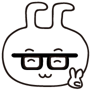 お仕事ウサギ画像横目