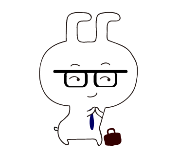 お仕事ウサギ画像２